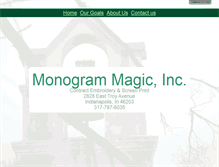 Tablet Screenshot of monogram-magic.com